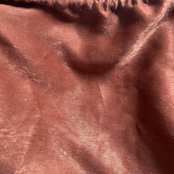 Free People Hattie Silky Tunic Women's Sexy Brown Dress New OB1358877 Medium - Picture 12 of 12